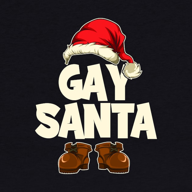 Gay Santa Funny Christmas Xmas Santa by shirtsyoulike